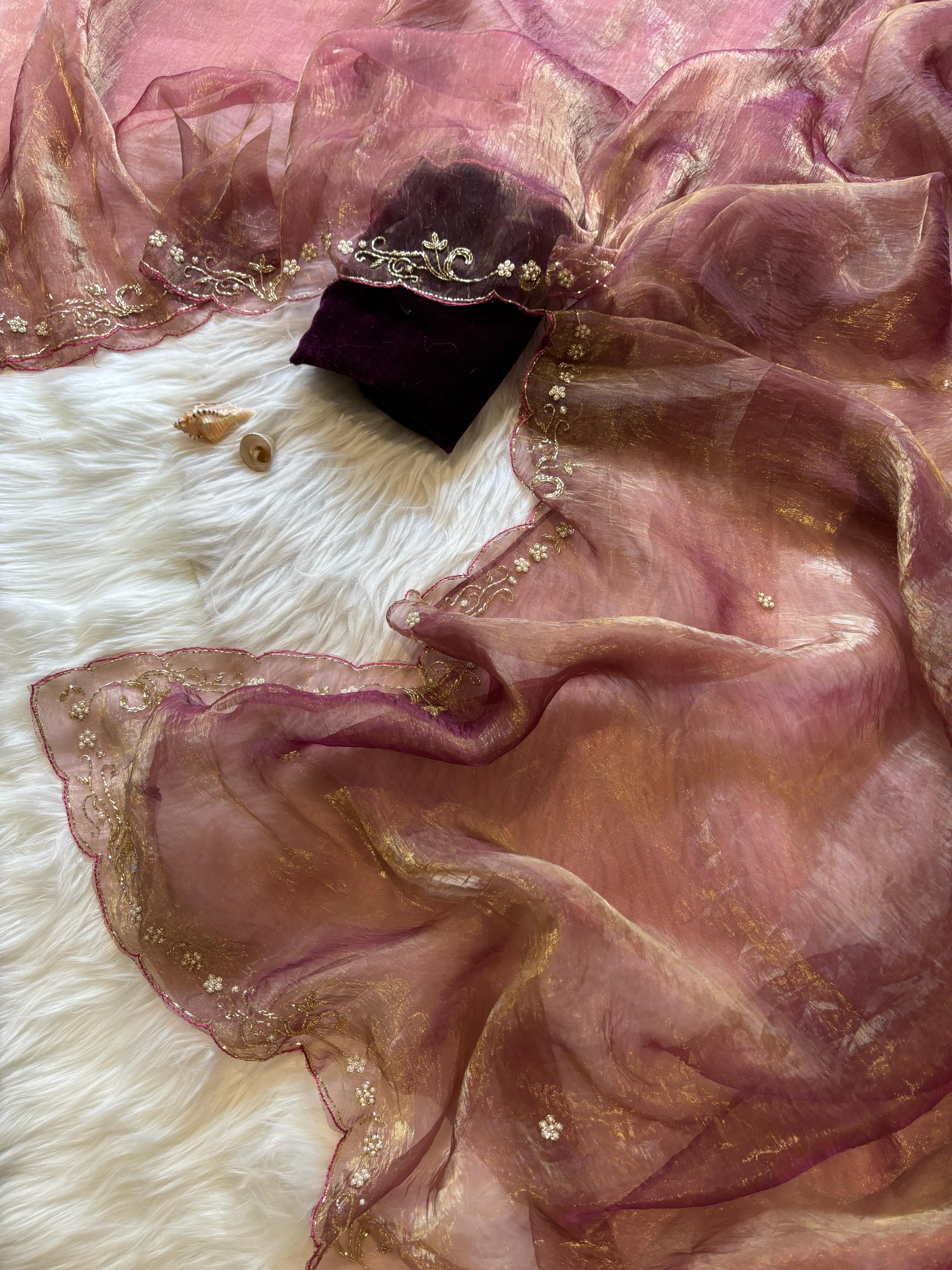 YamiGautam inspired Handwork Saree