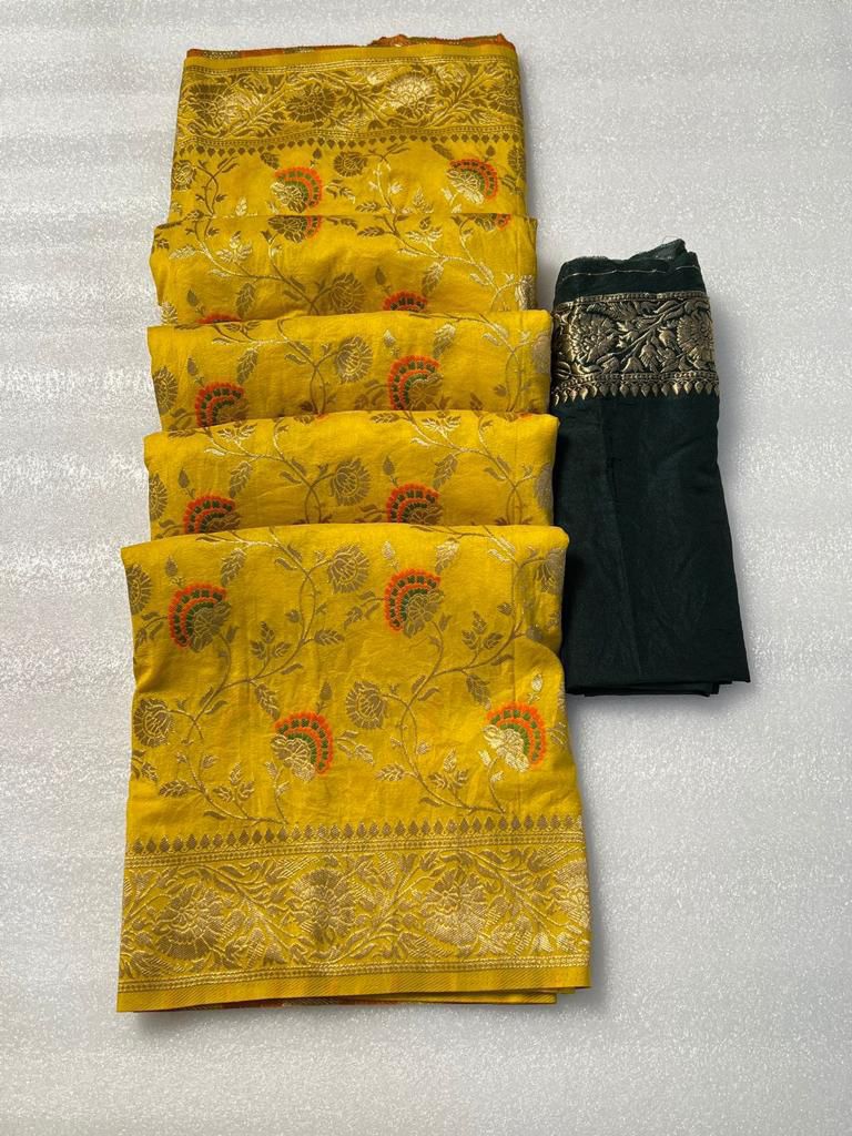 Pure Soft Khadi Georgette Silk Saree