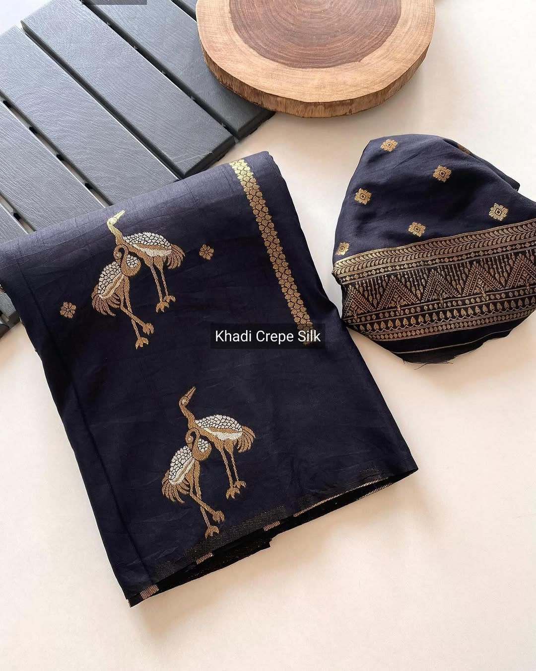 Experience the grandeur of Banarasi craftsmanship! Our stunning nylon Banarasi hand-dyed saree features: