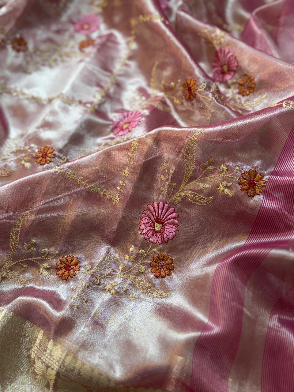 Banarasi Glass Tissue Soft Saree
