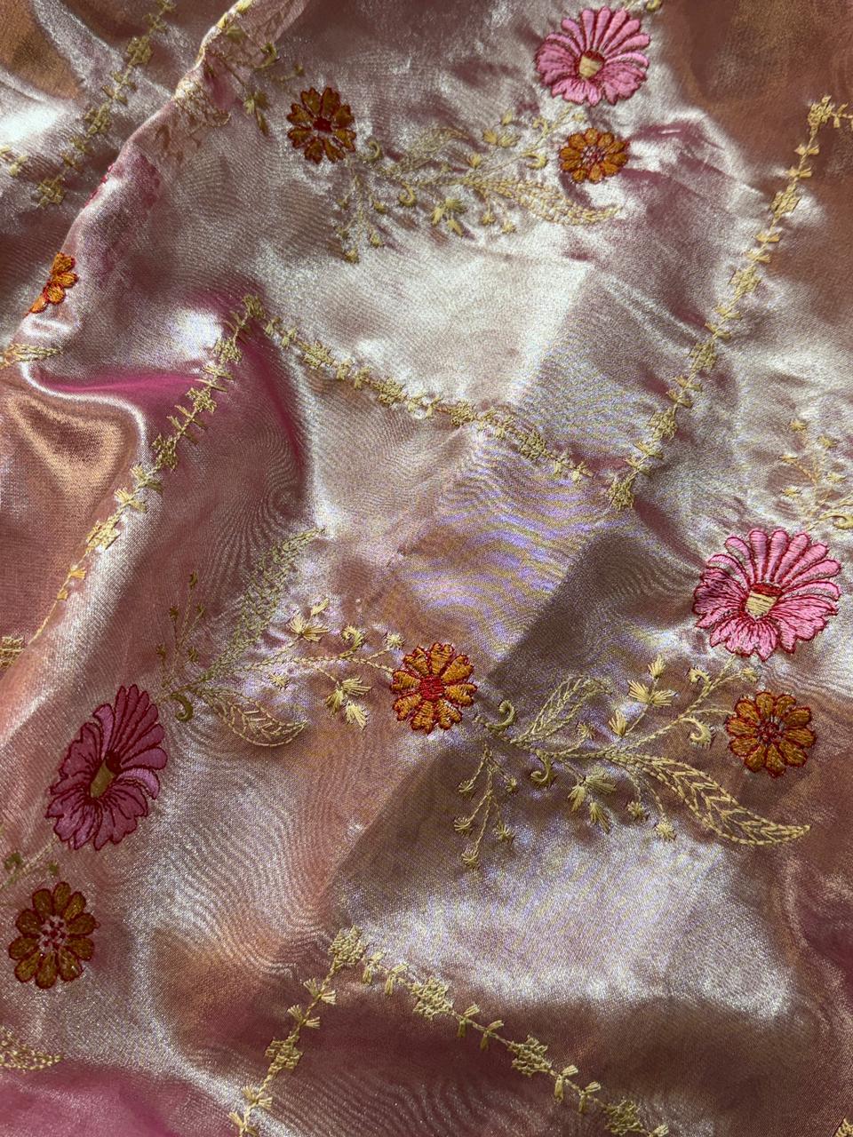 Banarasi Glass Tissue Soft Saree