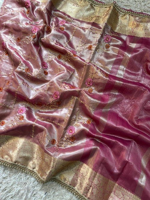 Banarasi Glass Tissue Soft Saree