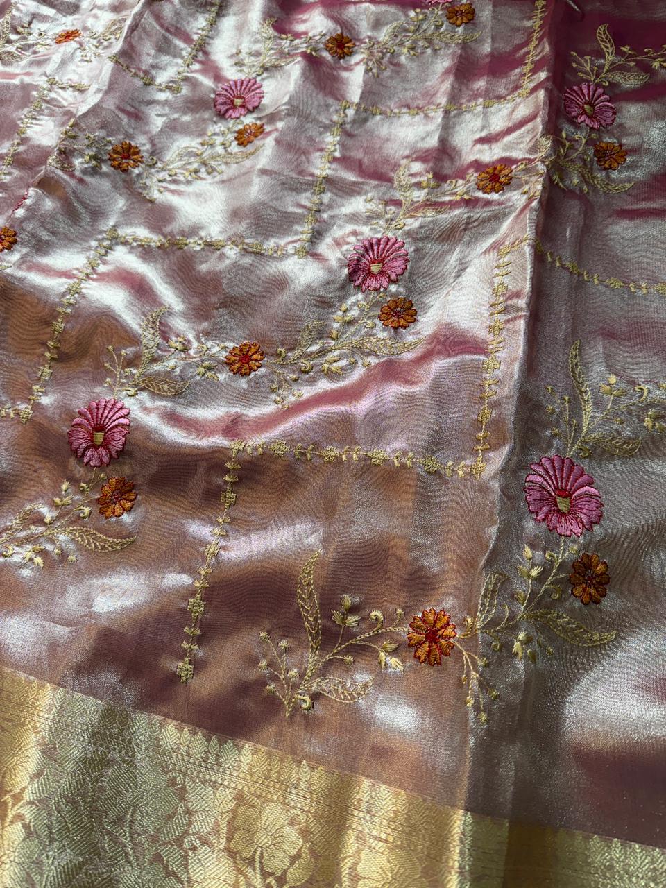 Banarasi Glass Tissue Soft Saree
