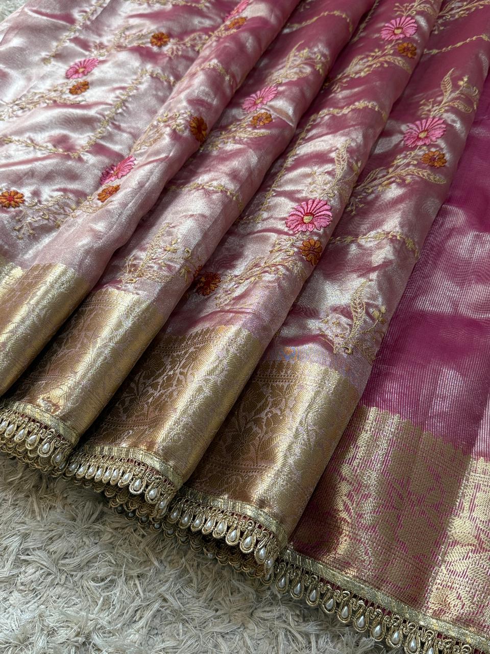 Banarasi Glass Tissue Soft Saree