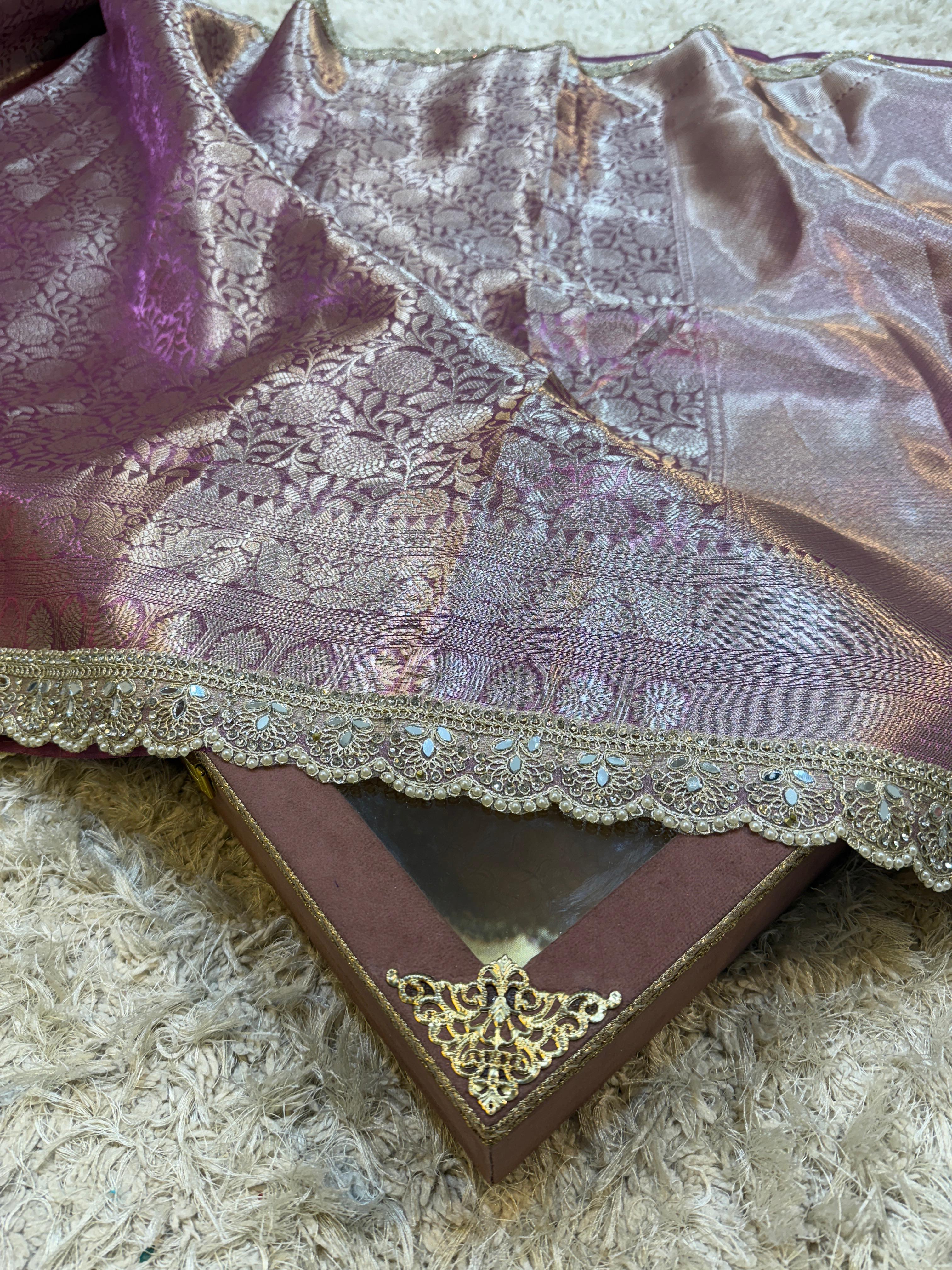 Exclusive Waskat Banarasi Tissue Silk Saree❤️