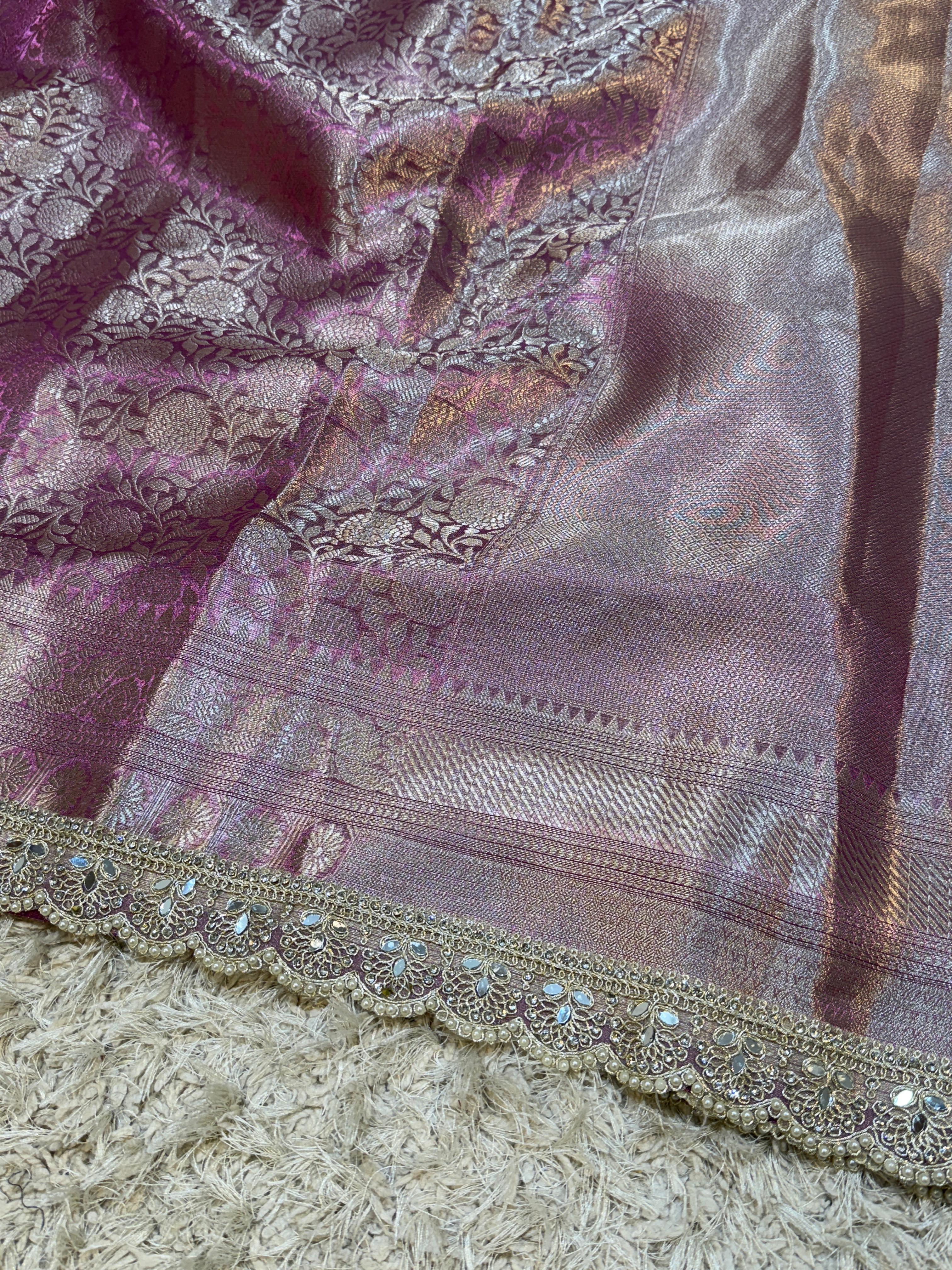 Exclusive Waskat Banarasi Tissue Silk Saree❤️