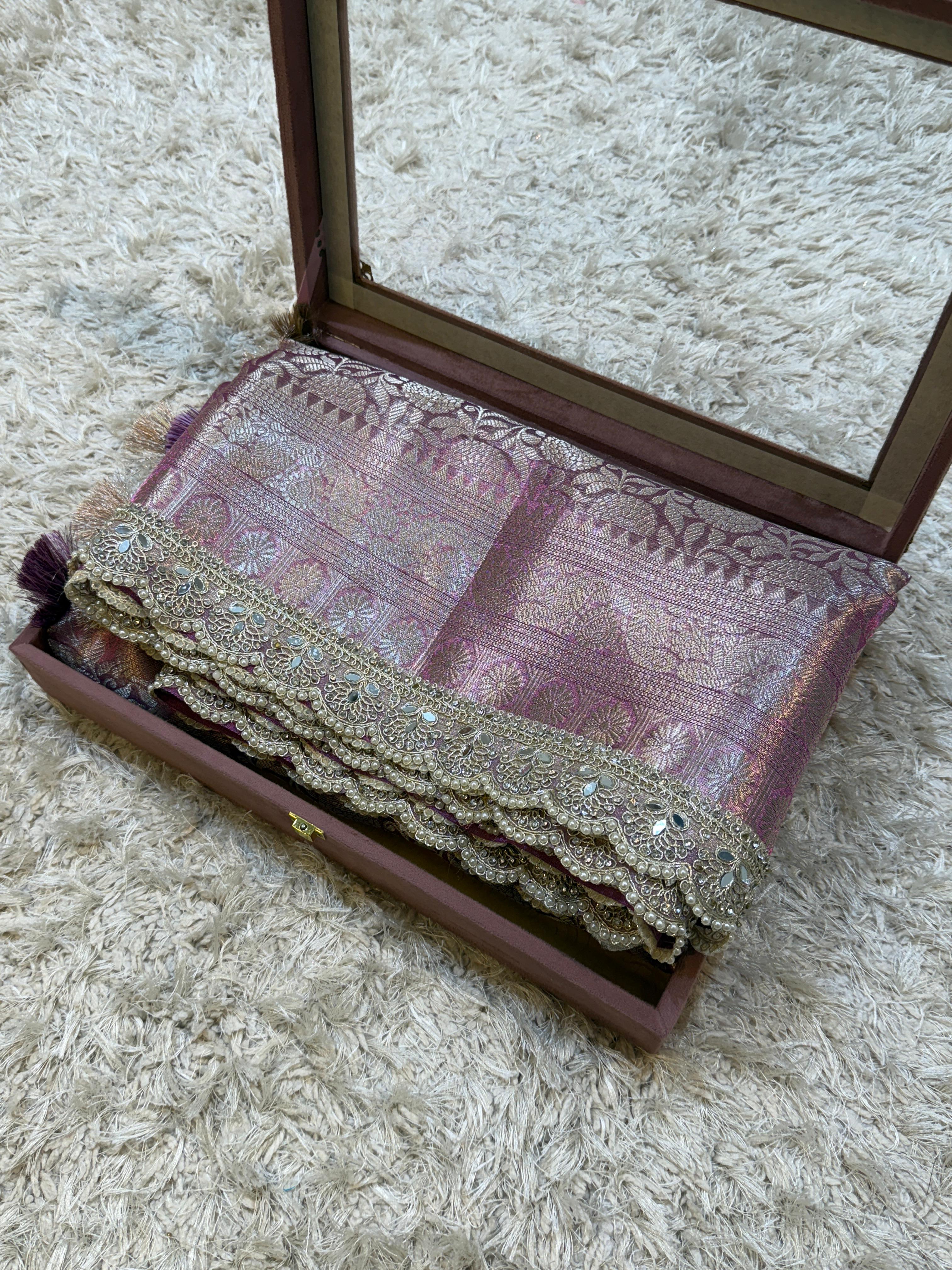 Exclusive Waskat Banarasi Tissue Silk Saree❤️