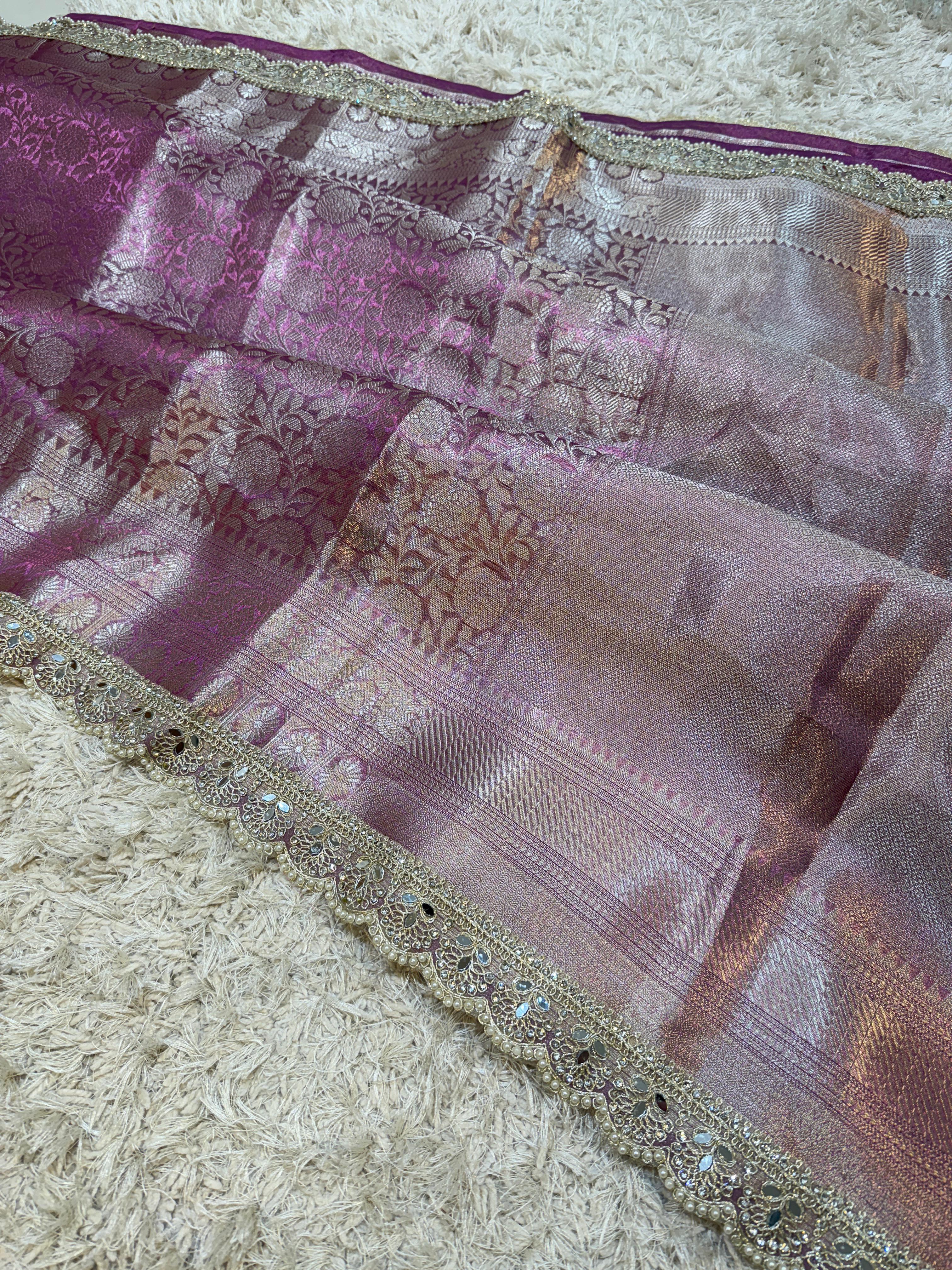 Exclusive Waskat Banarasi Tissue Silk Saree❤️