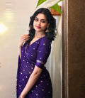 Pure Viscose Satin Border Georgette