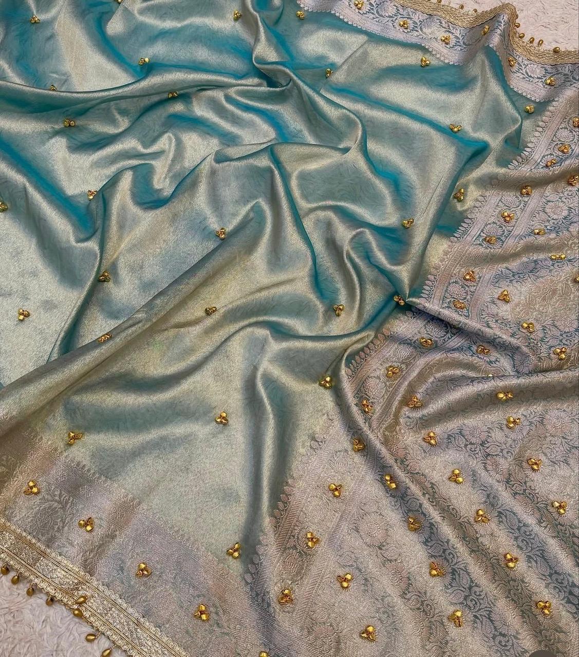Tissue Gungroo Saree