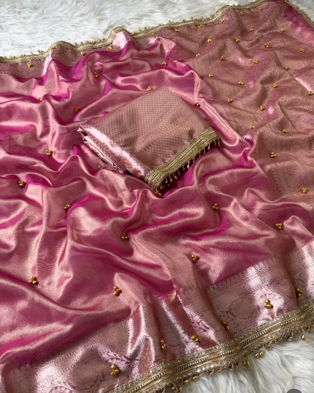Tissue Gungroo Saree