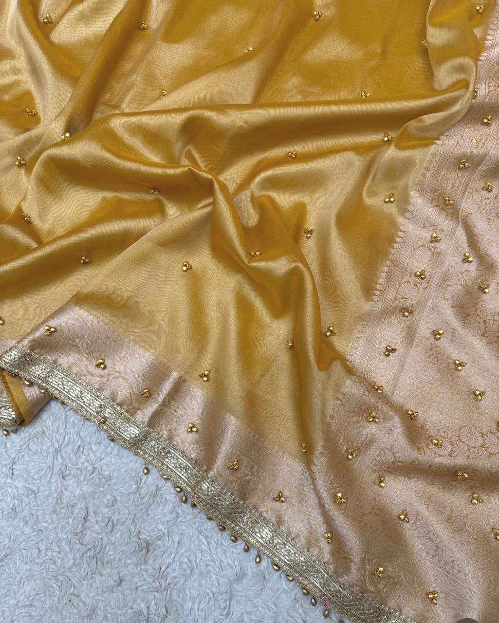 Tissue Gungroo Saree