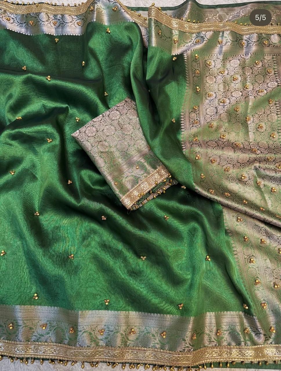 Tissue Gungroo Saree