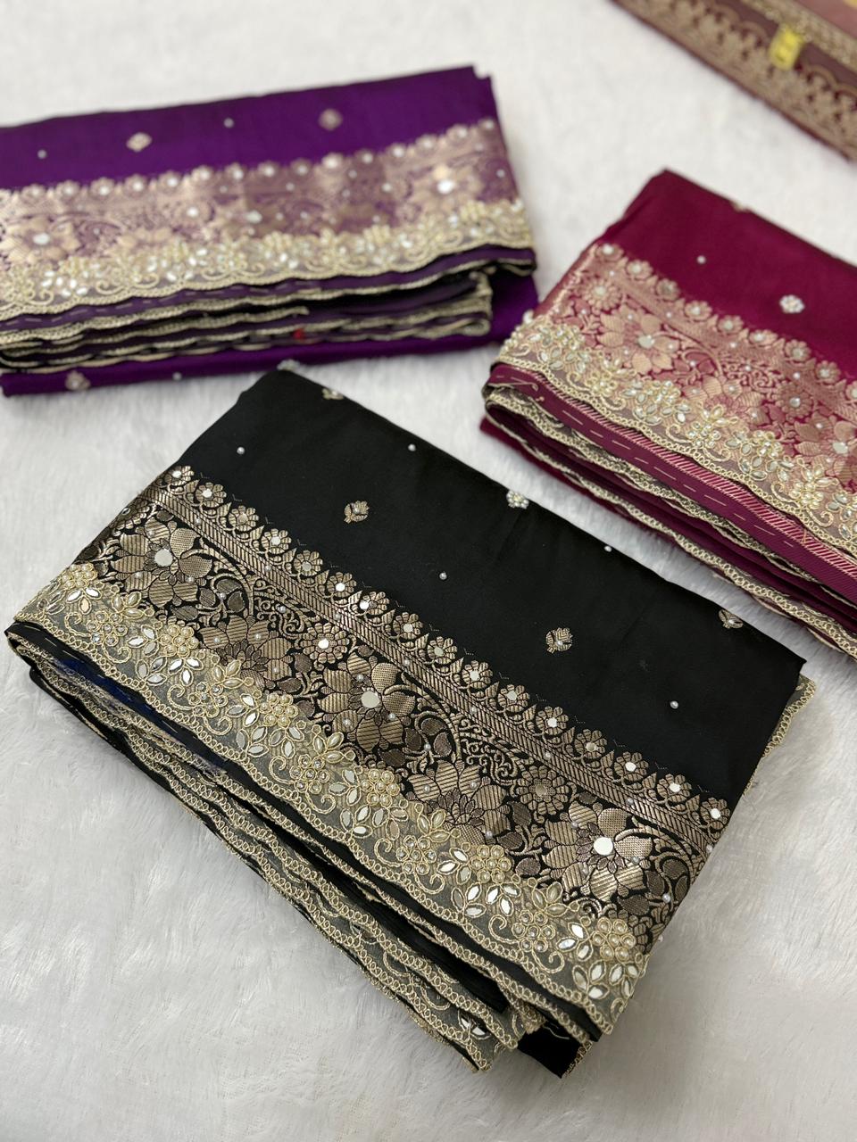 Timeless Banarsi katan silk saree