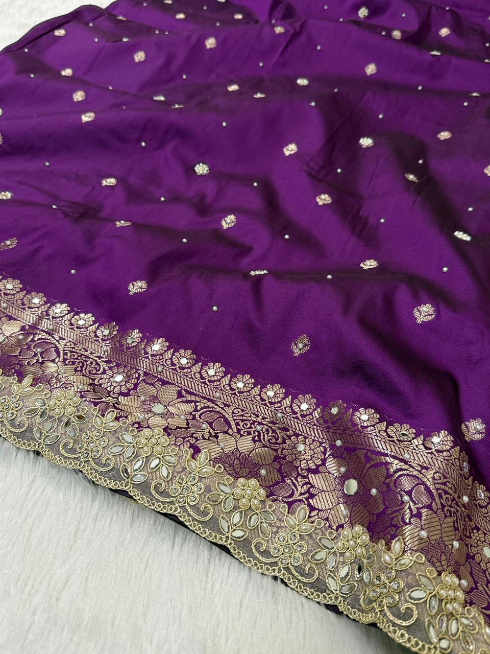 Timeless Banarsi katan silk saree