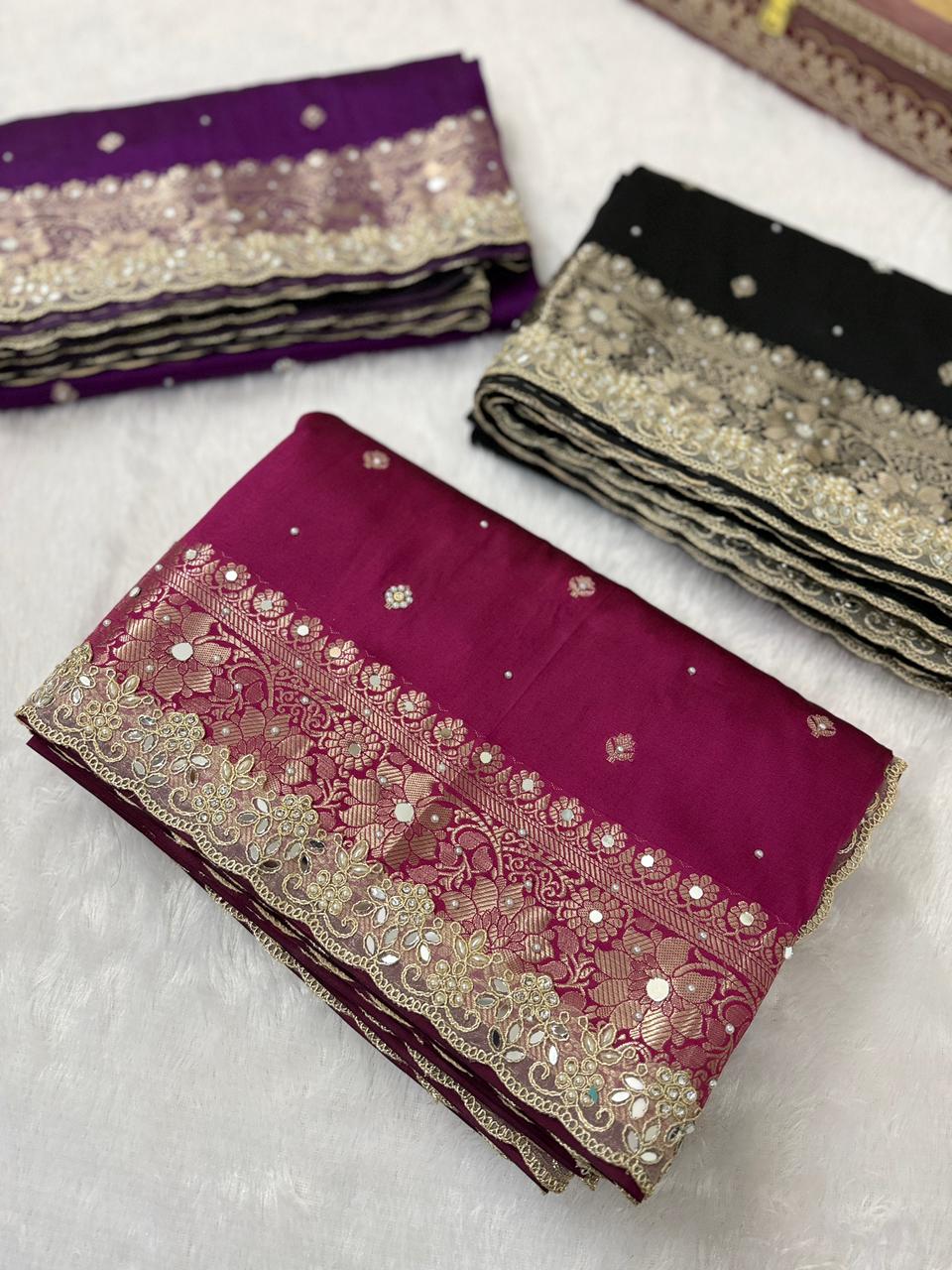 Timeless Banarsi katan silk saree