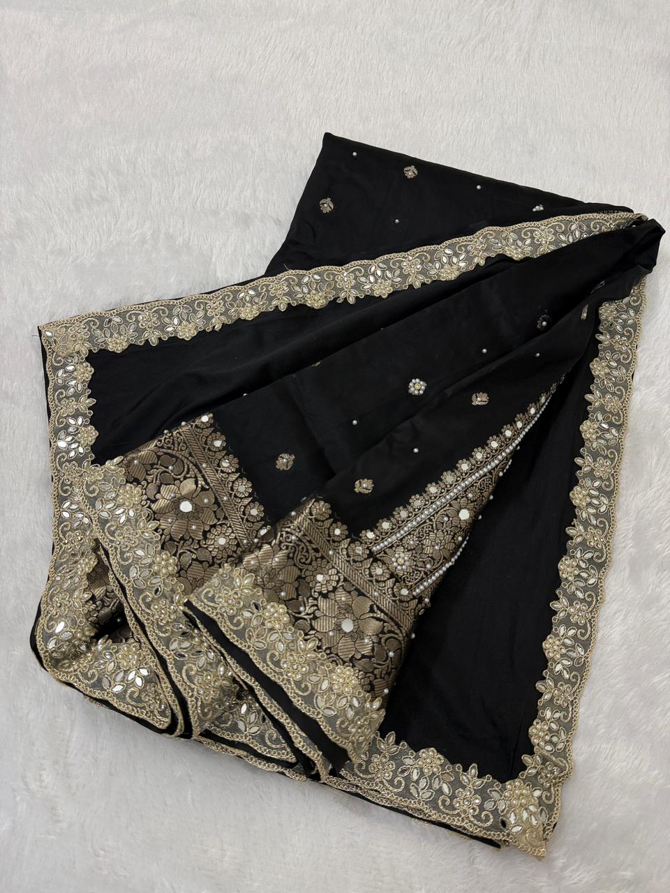 Timeless Banarsi katan silk saree
