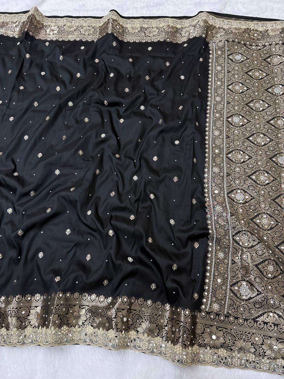 Timeless Banarsi katan silk saree