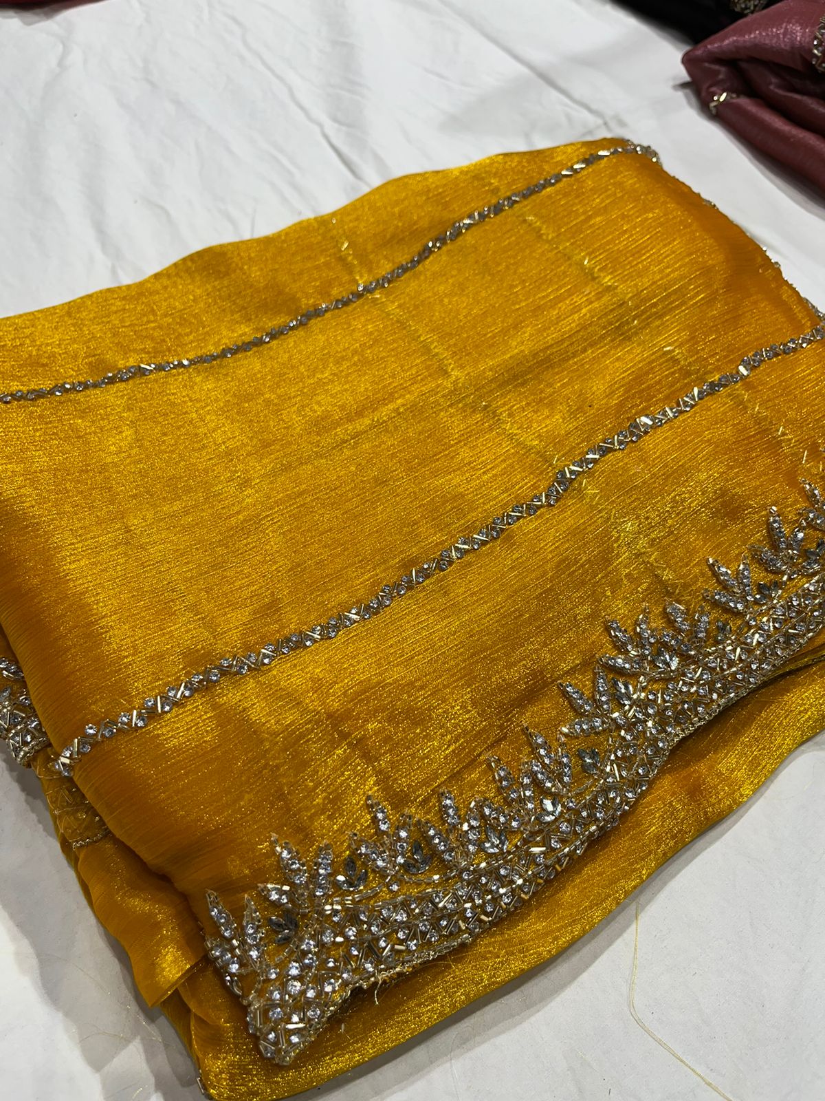 Soft Organza Handwork Saree