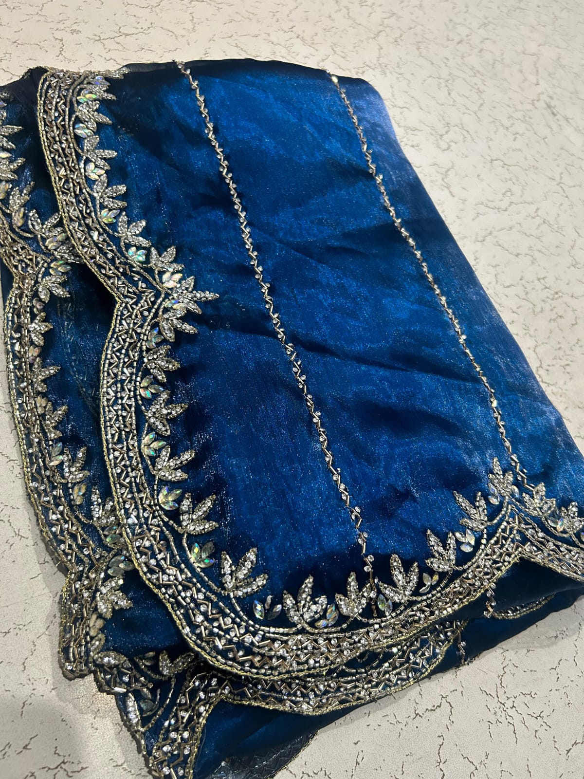 Soft Organza Handwork Saree