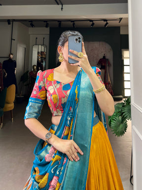 Kalamkari Print Lehenga
