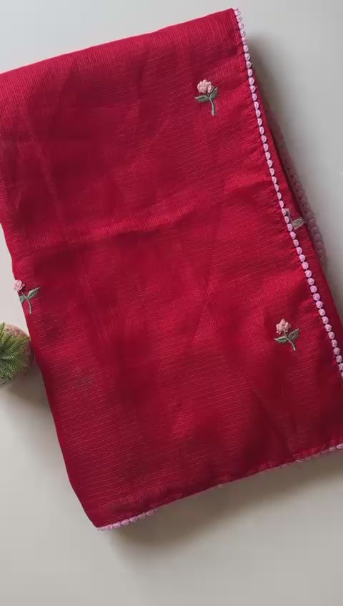 Kota Doriya Knot work Saree