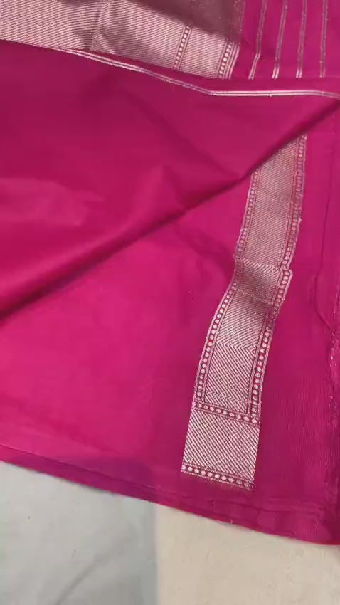 Mashru silk saree