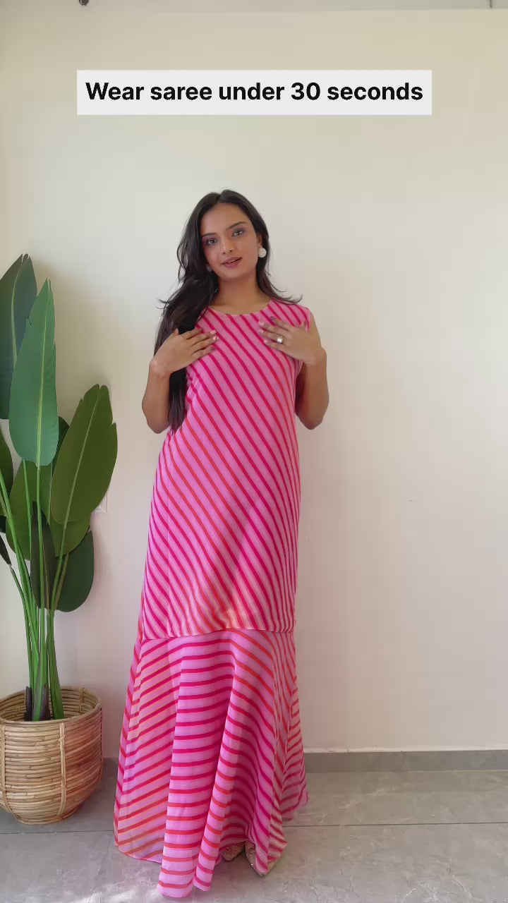 Ready to wear - Gown Saree