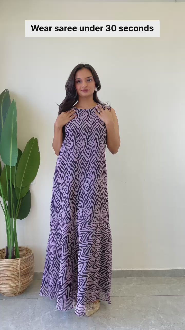 Ready to wear - Gown Saree
