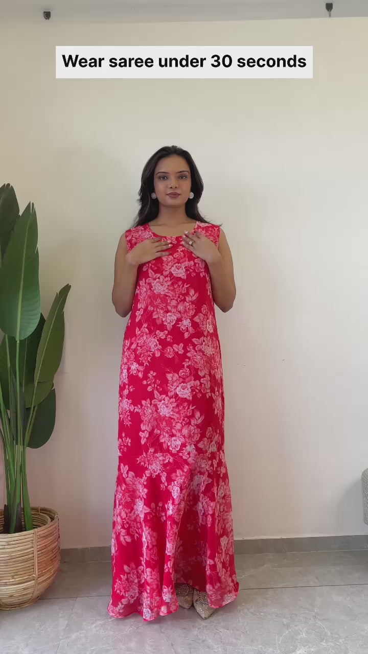 Ready to wear - Gown Saree