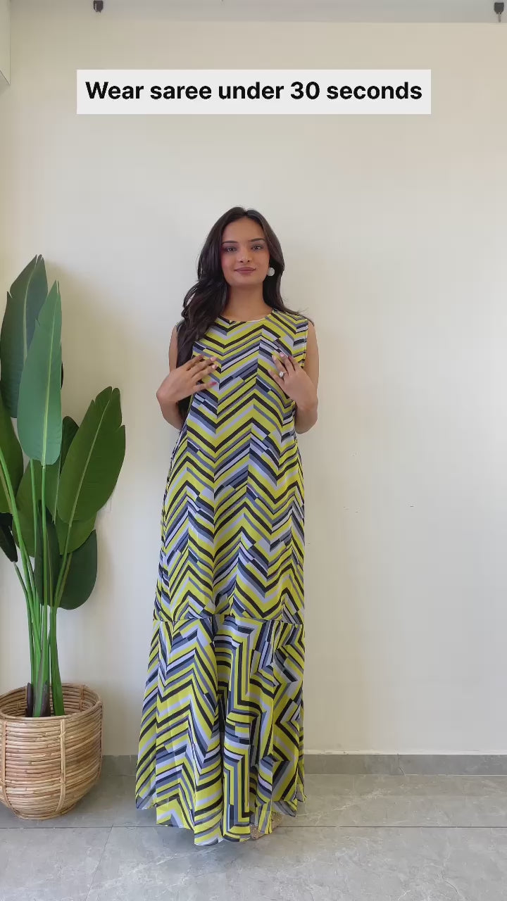 Ready to wear - Gown Saree