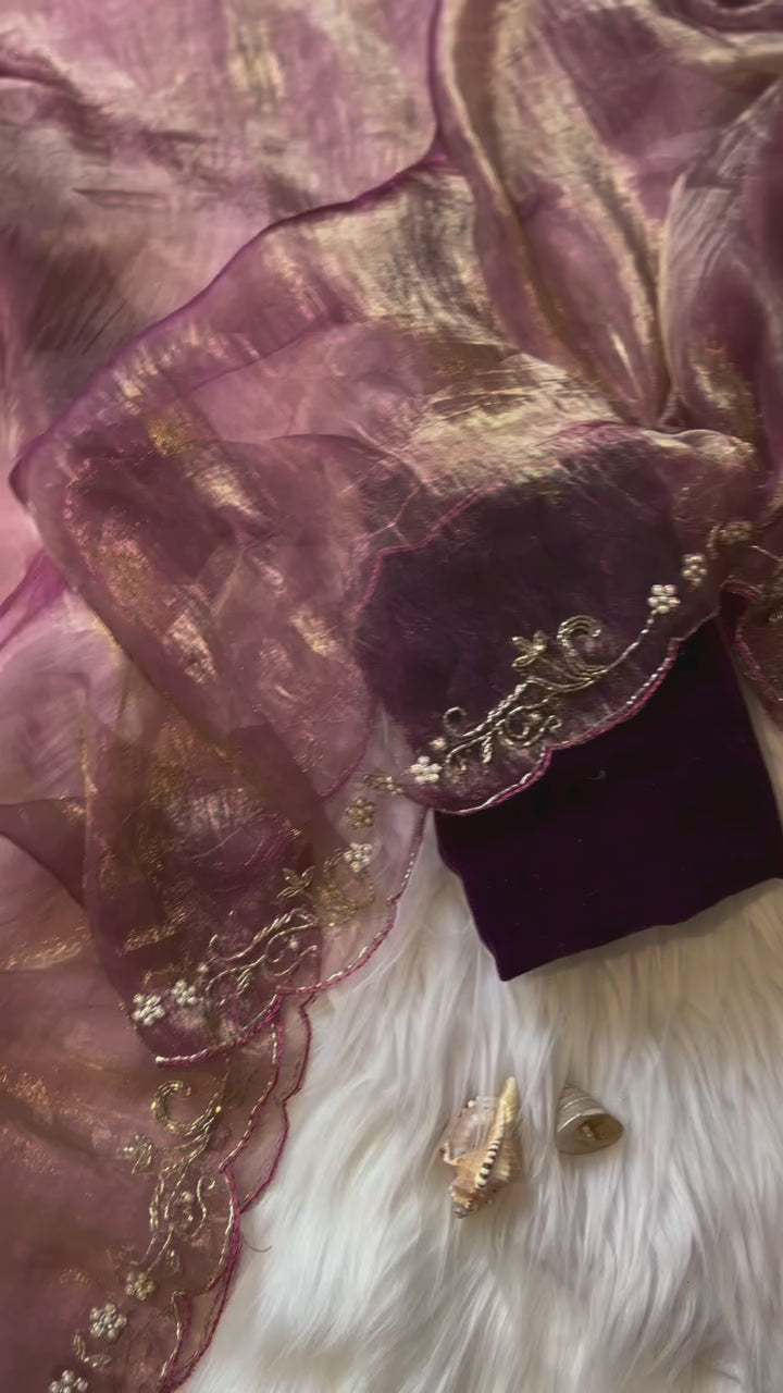 YamiGautam inspired Handwork Saree