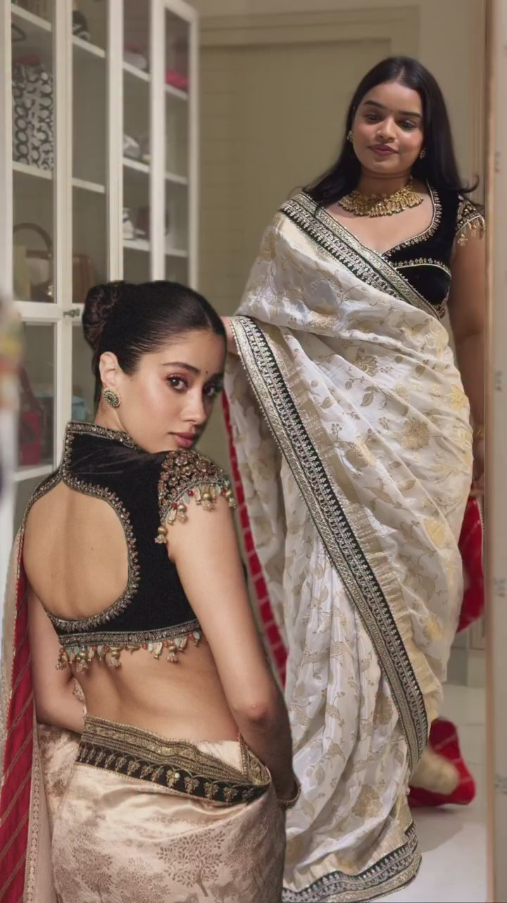 Jhanvi kapoor Celeb Inspired Saree ✨