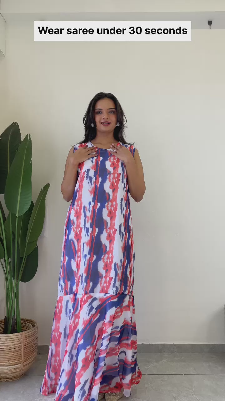 Ready to wear - Gown Saree