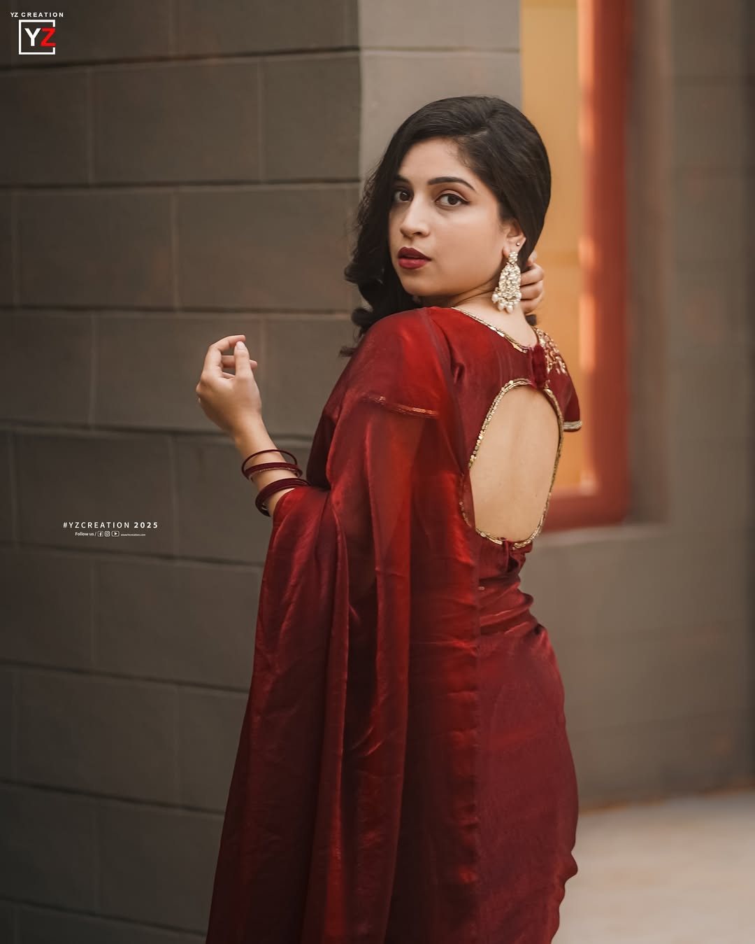 Space Silk Maggam work Saree ✨