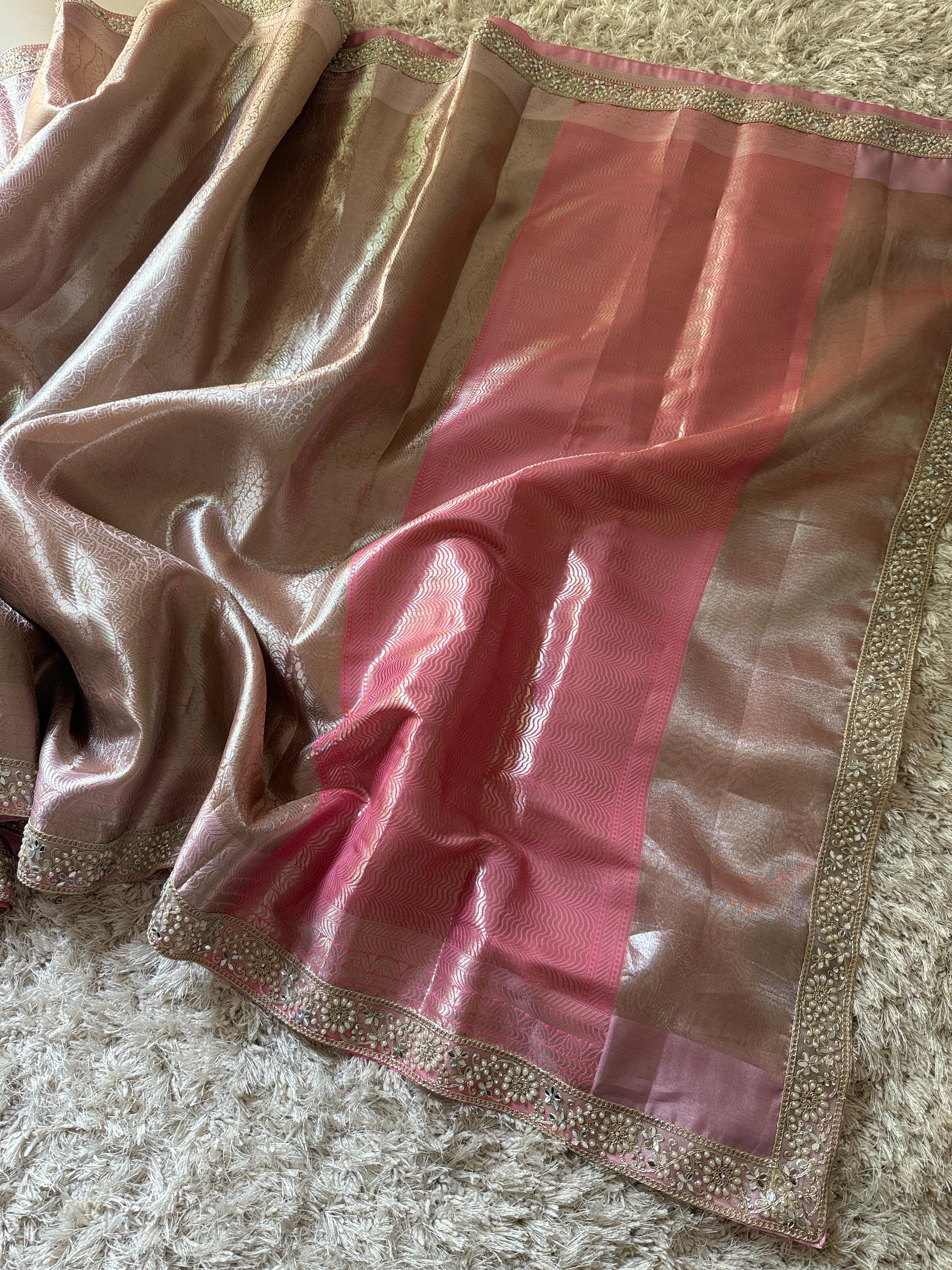 Banarasi Kanjivaram Bridal Tissue Silk Saree❤️