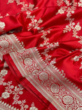 Pure Banarasi Mashru Silk Handloom Saree ✨