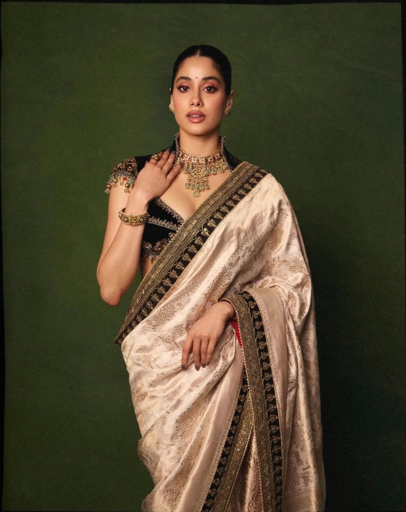 Jhanvi kapoor Celeb Inspired Saree ✨