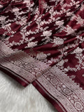 Pure Banarasi Mashru Silk Saree ✨