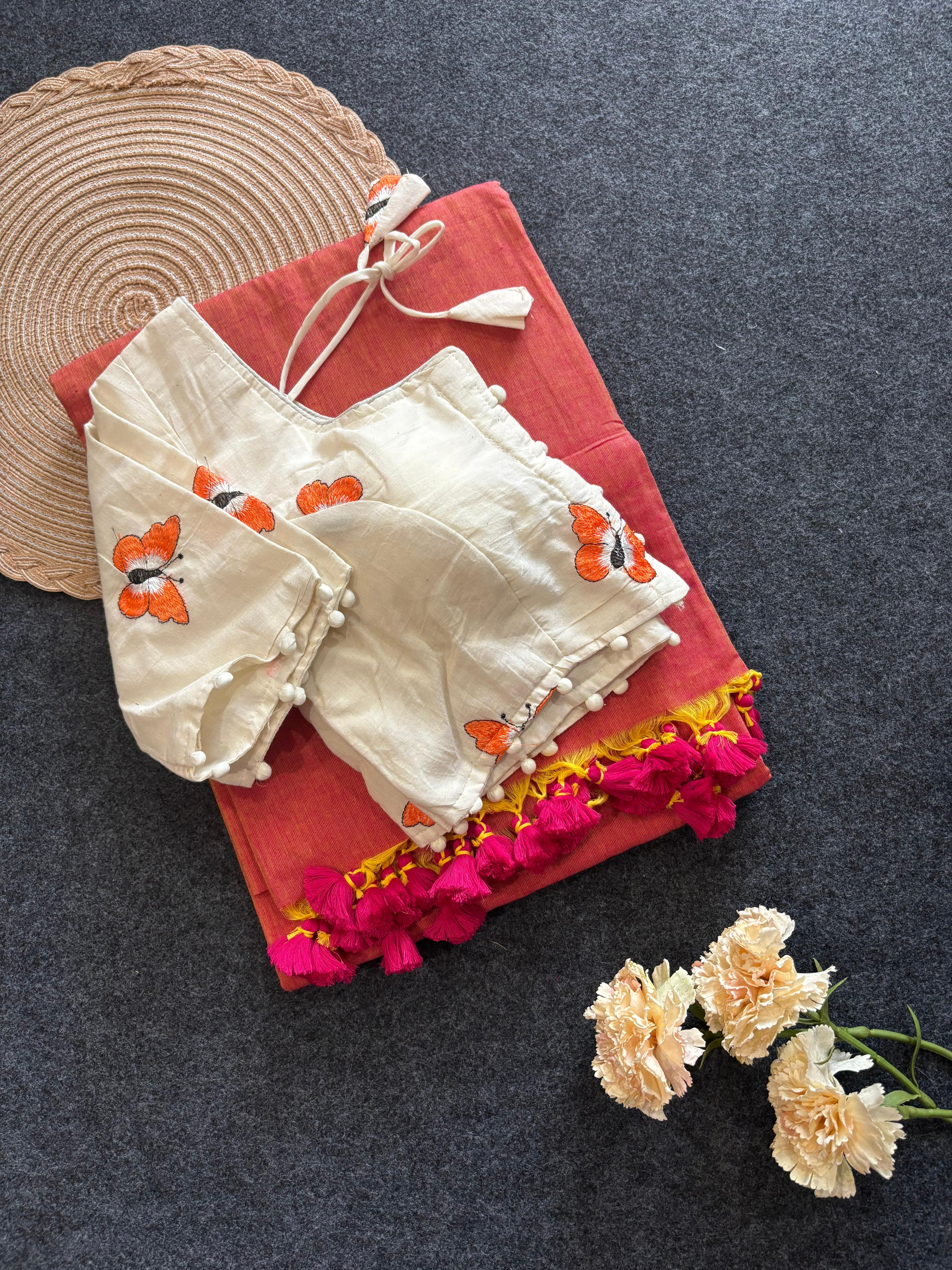 Soft khadi cotton celebrity Inspired saree🦋
