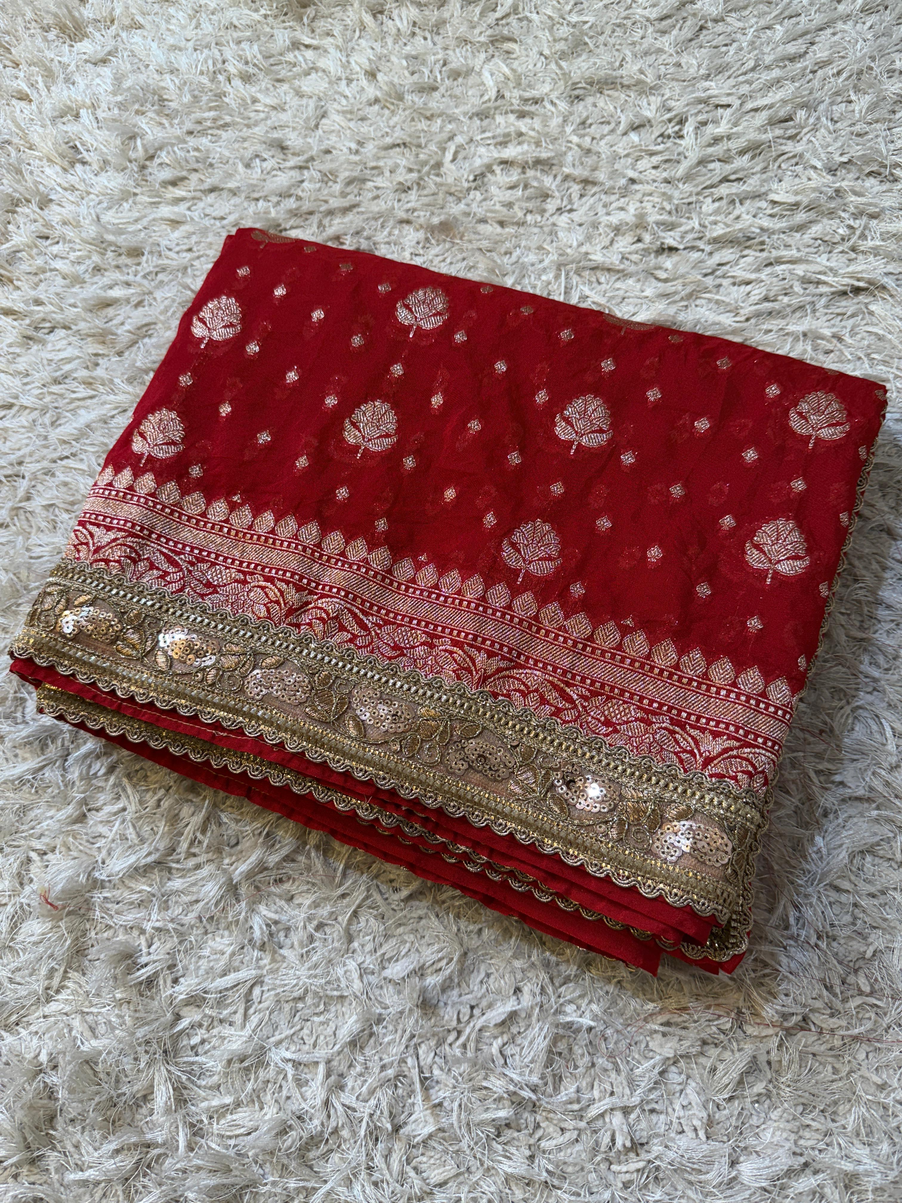 Banarasi Khadi Katan Georgette silk ♥️