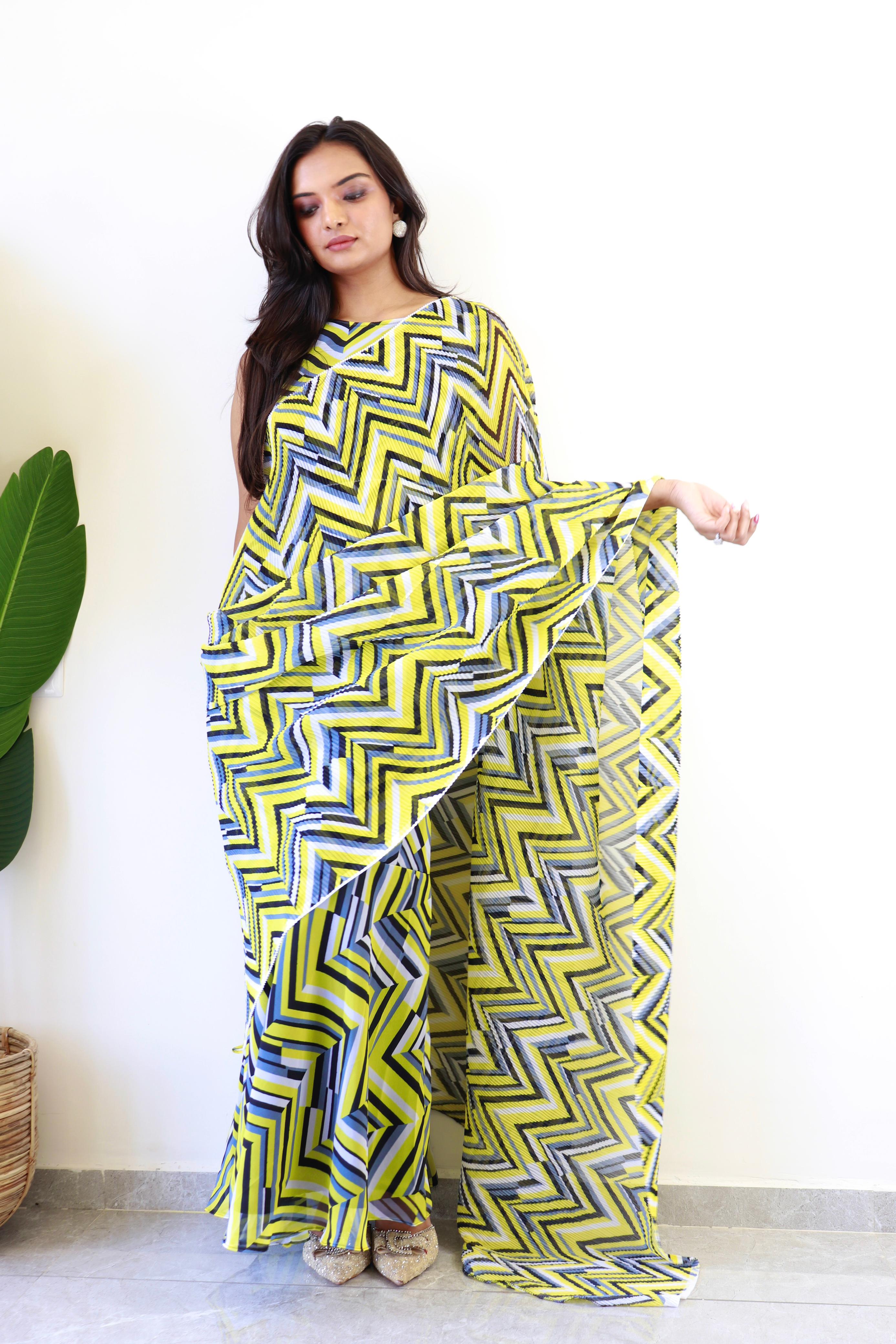 Ready to wear - Gown Saree