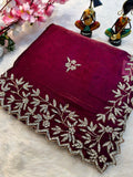 Mathura - Fendy Silk Designer Handwork Saree ✨