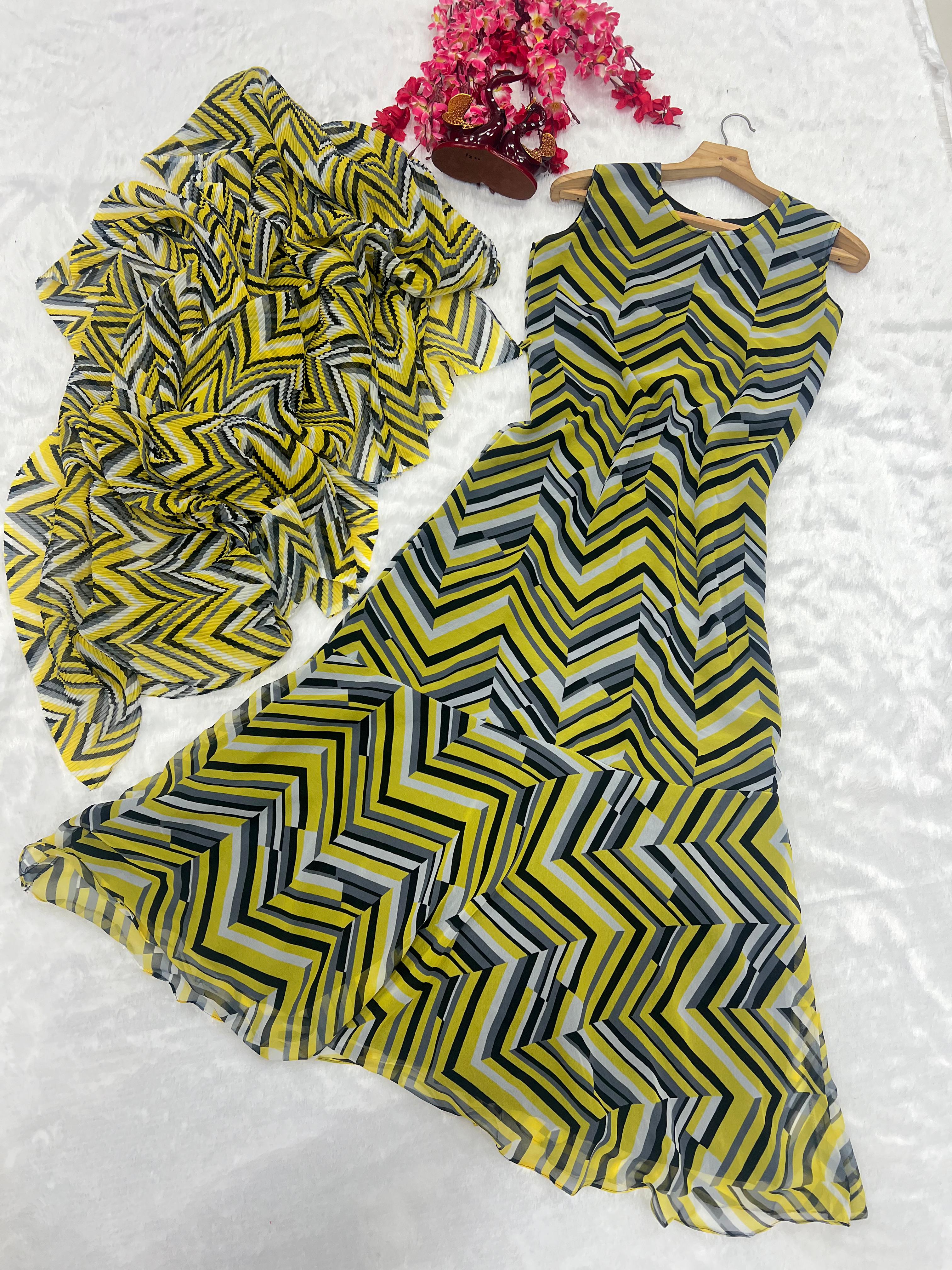Ready to wear - Gown Saree