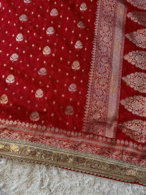 Banarasi Khadi Katan Georgette silk ♥️