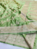 Pure Banarasi Mashru Silk Handloom Saree ✨