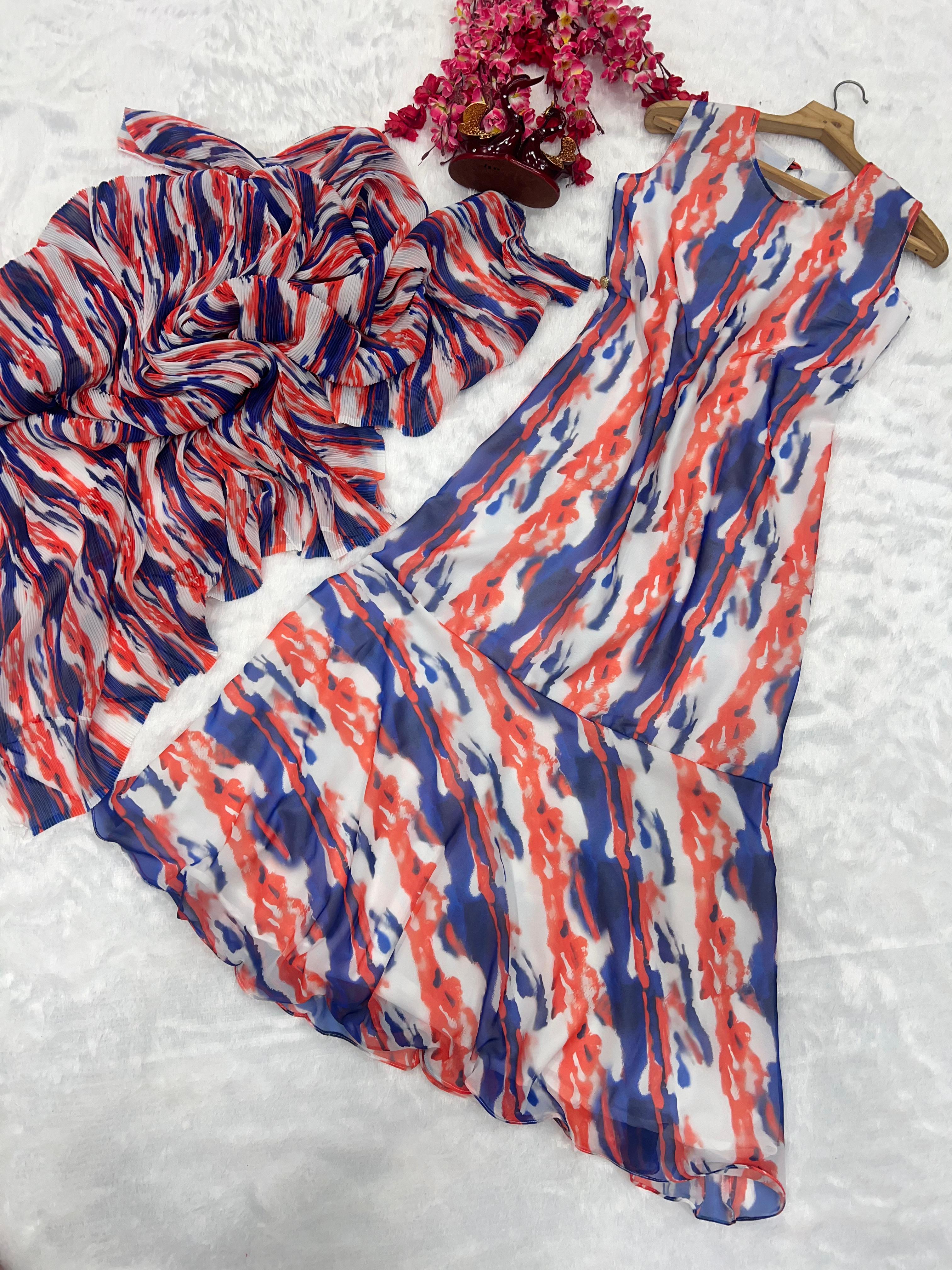 Ready to wear - Gown Saree