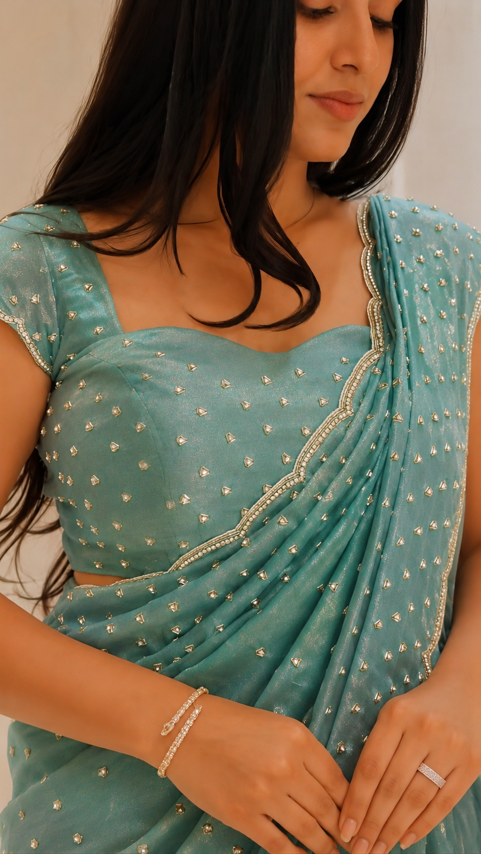 Nakshatra Designer Handwork Saree ✨