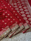 Banarasi Khadi Katan Georgette silk ♥️