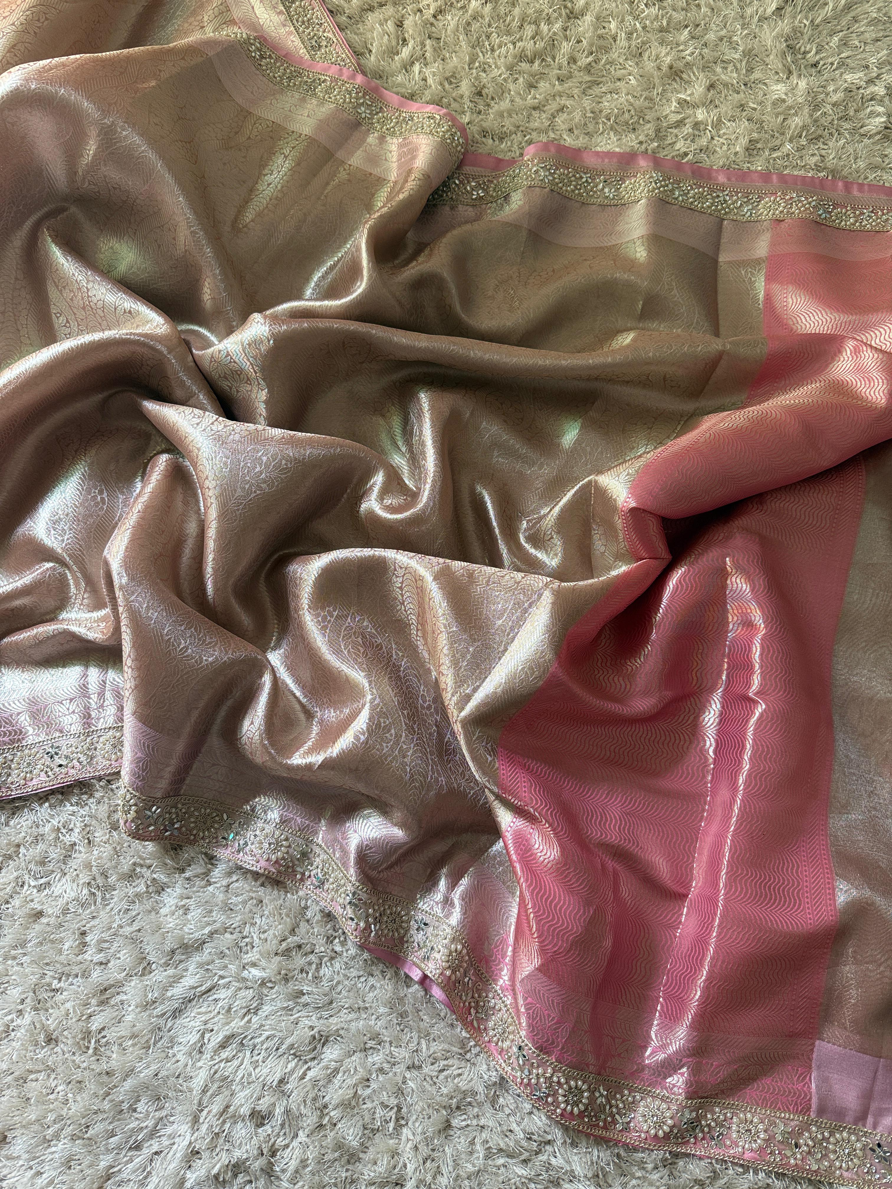 Banarasi Kanjivaram Bridal Tissue Silk Saree❤️